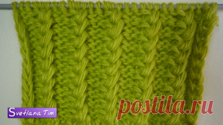 Вязание спицами. Узоры, Схемы и Видеоуроки - Svetlana Tim: Вязание спицами-Простые узоры