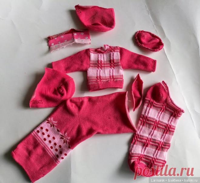 Носочное помешательство, или МК как я шью куклам из носков / Разное, мастер классы / Бэйбики. Куклы фото. Одежда для кукол