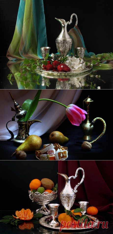 Натюрморт с красивым кувшином