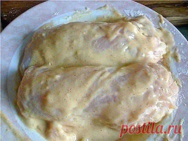 КУРИНАЯ ГРУДА В СУХАРЯХ