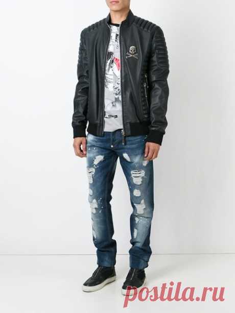 Philipp Plein Куртка 'superman' - Verso - Farfetch.com