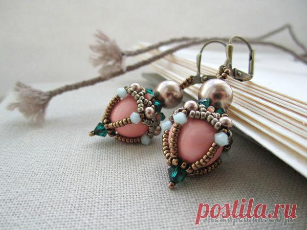 Плетём восточные серьги «Фергана»