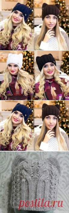 Женская шапка 