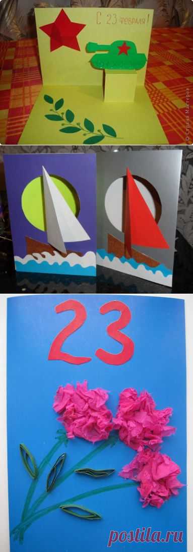Поделки на 23 февраля для детей 2,3,4, 5 лет