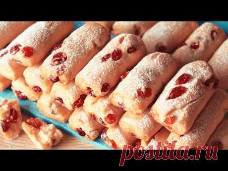 К Чаю за минуты! "Изюмка" Самое простое Печенье на растительном масле. Быстрая выпечка