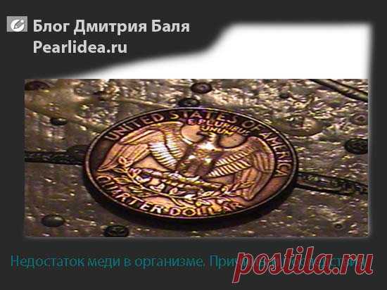 Недостаток меди в организме человека. Дефицит меди | Блог Дмитрия Баля | От здоровья к личностному росту.