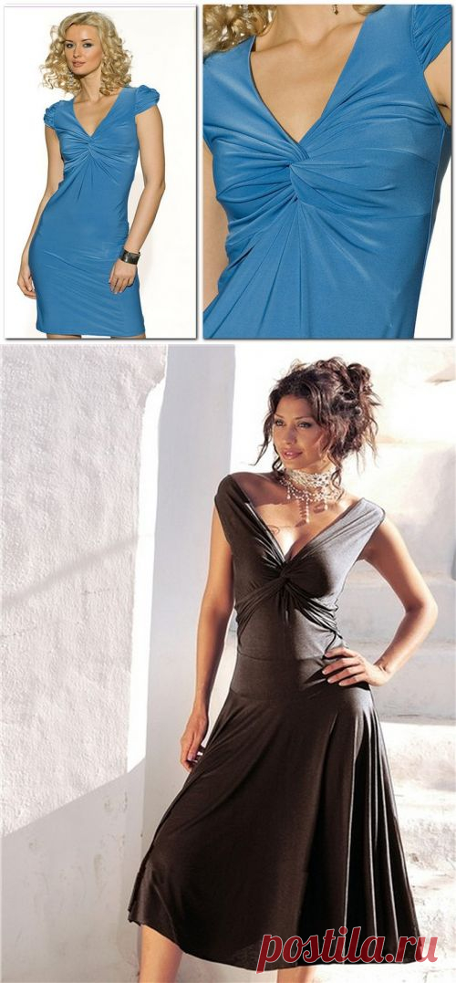 Выкройки одежды с необычным декоративным элементом «узел» — Рукоделие