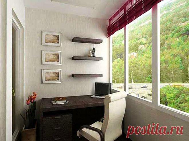 ИНТЕРЬЕР БАЛКОНА И ЛОДЖИИ. ФОТО