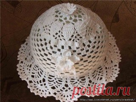 Детские шляпки крючком