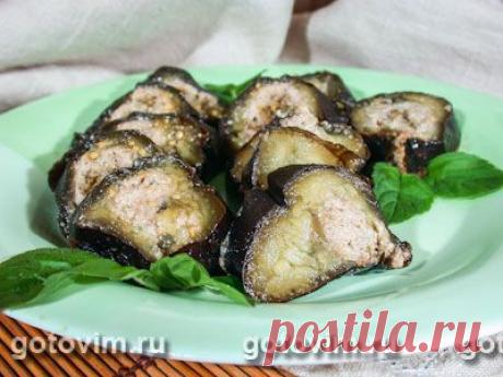 Печеные баклажаны с орехами. -рецепт / Готовим.РУ