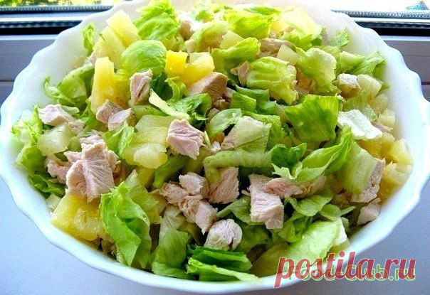 Очень легкий и вкусный салатик / Мясные / Кулинарные рецепты - Фуд-клаб.ру