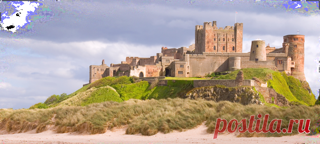 Замки и крепости Англии(46): Бамборо (Bamburgh Castle)