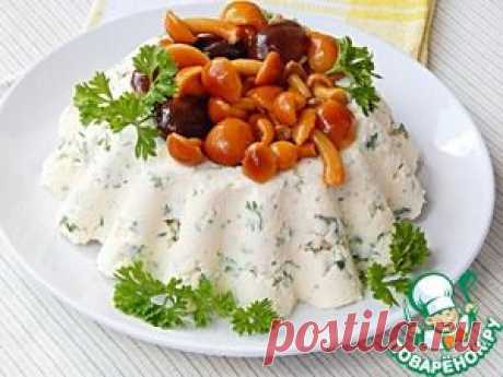 Сырное кольцо с грибами - кулинарный рецепт
