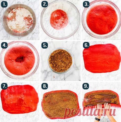 emekliyim.com - Geri Dönüsümün Merkezi: Kırmızı Kadife Kek (Red Velvet Cinnamon Rolls)