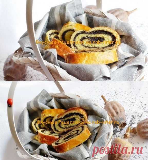 Рулет с маком. Рецепты выпечки с фото. | Вкусные Рецептики
