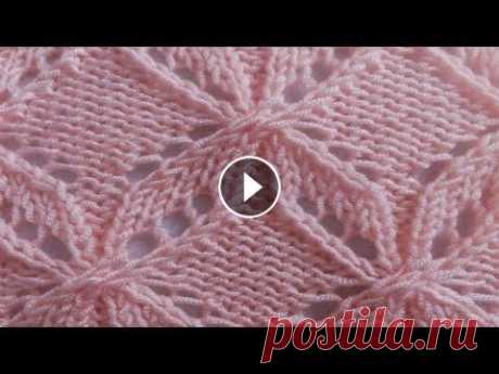 Узоры спицами. Полу ажур  для  кофточки,  туники. джемпера, кардигана Свяжем узор спицами по схеме . Этот полу ажурный узор великолепно выглядит и вяжется легко....