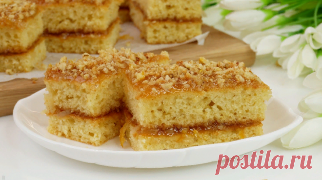 В последнее время готовлю вместо шарлотки пирог с вареньем. Удачный рецепт, а главное быстро и продукты под рукой | Готовим с Калниной Натальей | Дзен(***)