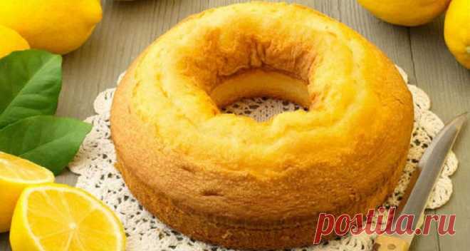 Лимонный пирог. Очень вкусный и легкий в приготовлении