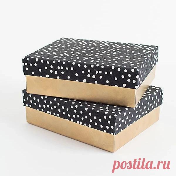 Как красиво и аккуратно обклеить коробку бумагой: пошаговая инструкция — Мастер-классы на BurdaStyle.ru
