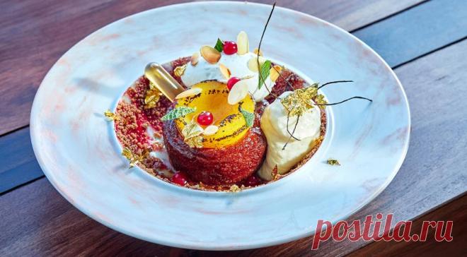 Ром-баба Мельба - ПУТЕШЕСТВУЙ ПО САЙТУ. Ром-баба в классическом французком исполнении. Рецепт предоставлен шеф-поваром Режисом Тригелем ИНГРЕДИЕНТЫ молоко 120 мл быстрые дрожжи 1 пакетик яйцо куриное 4 шт. соль на кончике ножа мука высший сорт 180 г масло сливочное 100 г сахар песок 20 г стручок ванили 1 шт. горсть изюма Для сиропа: ром 60 г …