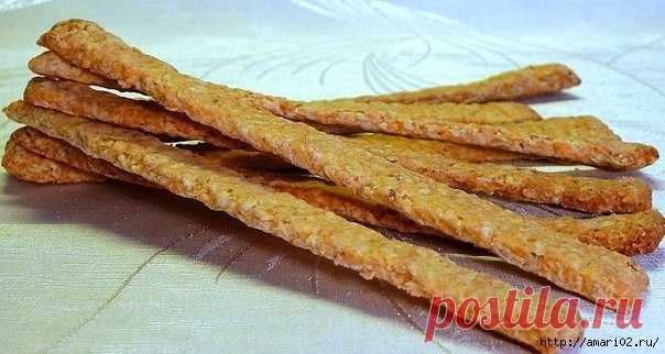 Овсяные палочки, почти хлебцы.