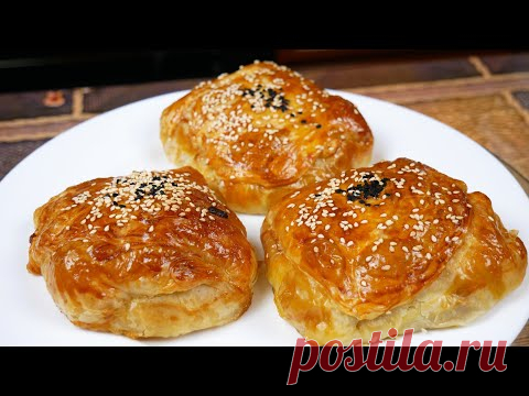 САМСА и ПЛАЦИНДЫ из вытяжного теста, цыганка готовит.