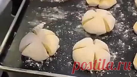 Красивые булочки из теста