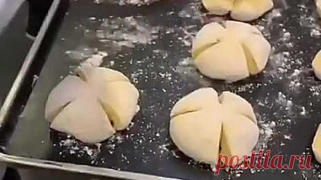Красивые булочки из теста