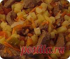 Азу с картофелем и солеными огурцами в мультиварке | Рецепты для мультиварки | мультиварка рецепты, мультиварка.ру, мультиварка ру, видео, мультиварка рецепты приготовления, sr tmh18, panasonic sr tmh18, панасоник 18, книга рецептов для мультиварки, redmond, мулинекс, каши, плов, блюда