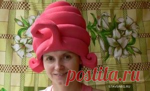 Как сделать шапочку-парик для костюма Маси.