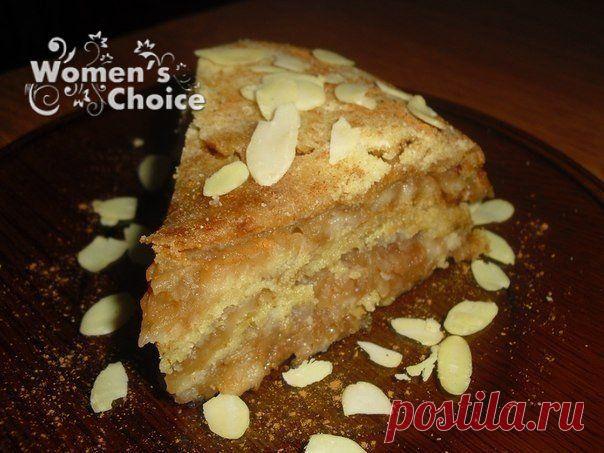 Пирог-торт яблочный, насыпной "Венский"