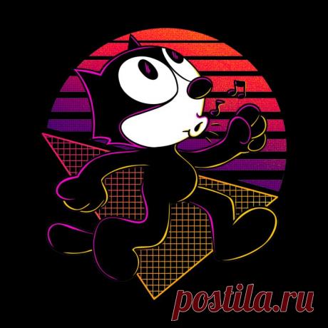 Felix The Cat Keep Walking Women's T-Shirt | opoyostudio's Artist Shop