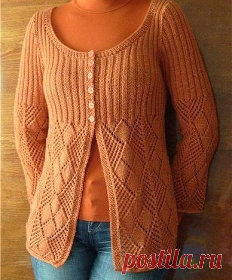 Жакет. Спицы.