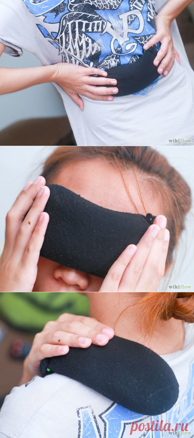 Как сделать согревающую подушку