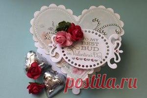 Коробочка сердечко. / Рукоделие