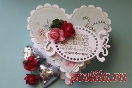 Коробочка сердечко. / Рукоделие