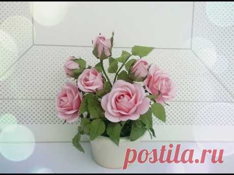 How To Make Rose Paper Flower With Shape Punch - Craft Tutorial