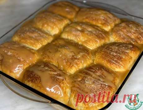 Отрывной пирог с яблоками и карамелью – кулинарный рецепт