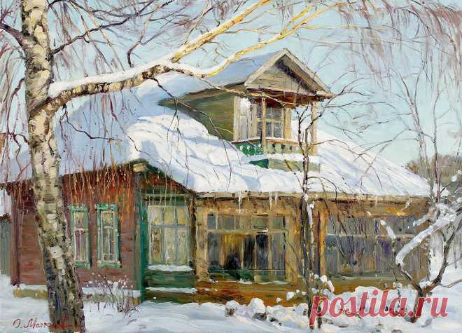 Художник — Олег Молчанов.
«Домик в Плёсе» (2012)