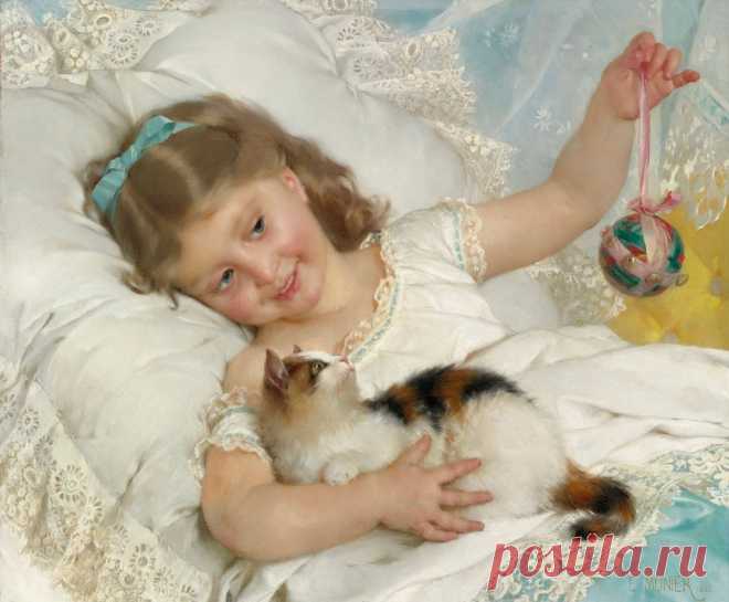Дети в живописи Эмиль Мюнье (Emile Munier)