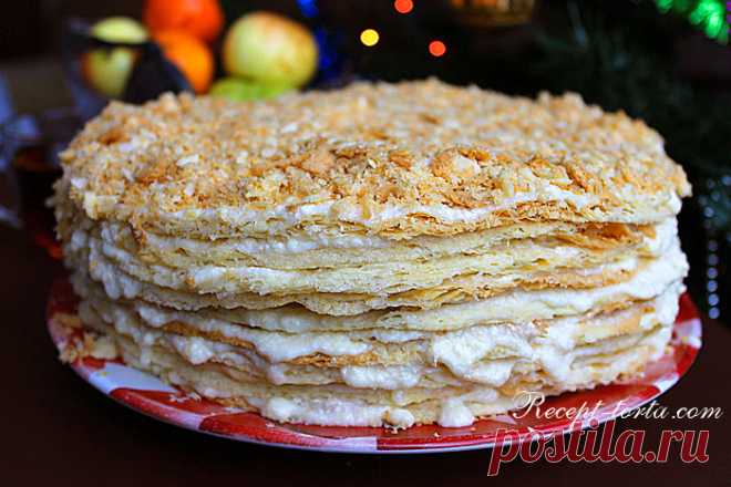 Торт Наполеон на пиве - рецепт с пошаговыми фото