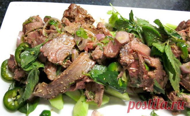 В качестве холодного ужина… Мясной салат по-бразильски — Вкусные рецепты