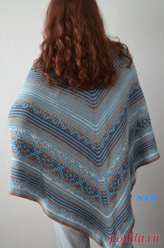 АНОНС. Шаль БАЛТИЙСКИЕ ЛЕГЕНДЫ МК | SVG Вязание спицами и крючком | Дзен