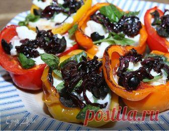 Перец из Пьемонта. Ингредиенты: помидоры, перец сладкий красный, анчоусы Вместо бальзамического уксуса можно использовать красный винный.