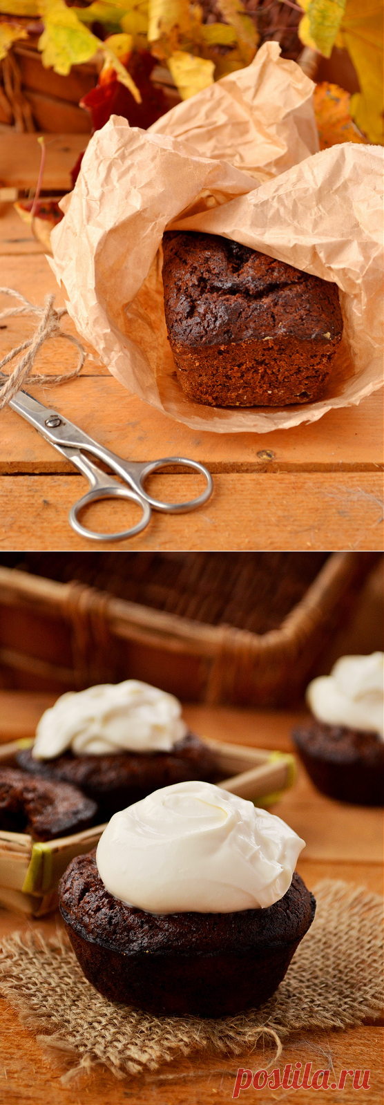 Тыквенно-шоколадные кексы - О вкусной и здоровой пище,