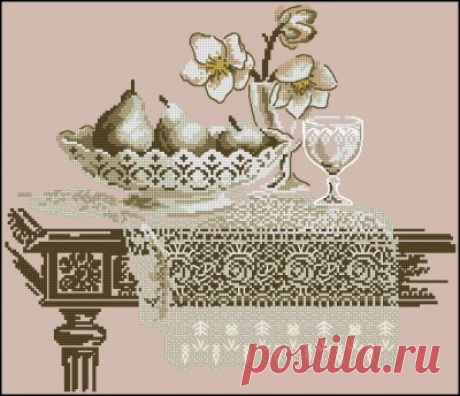 Натюрморт с грушами