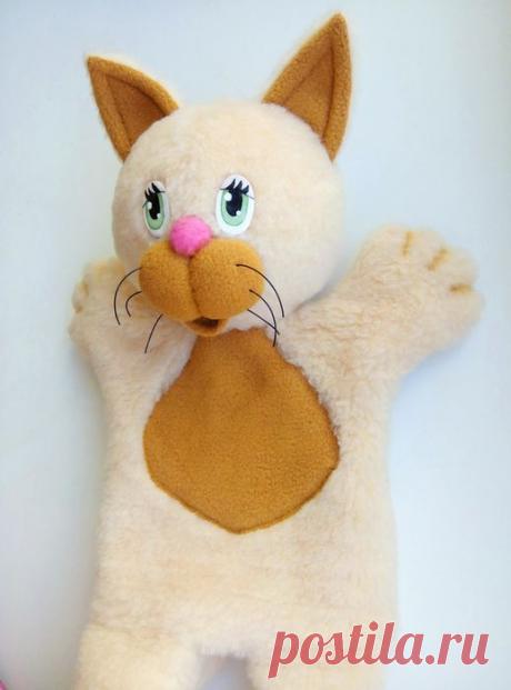 Выкройка перчаточной игрушки &quot;Котик&quot;