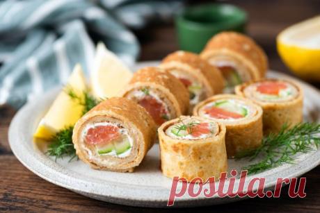 12 закусок из блинов, которые сможет приготовить каждый