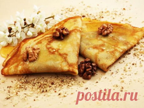 Блины на воде — 9 вкусных пошаговых рецептов | Кулинарушка - Вкусные Рецепты