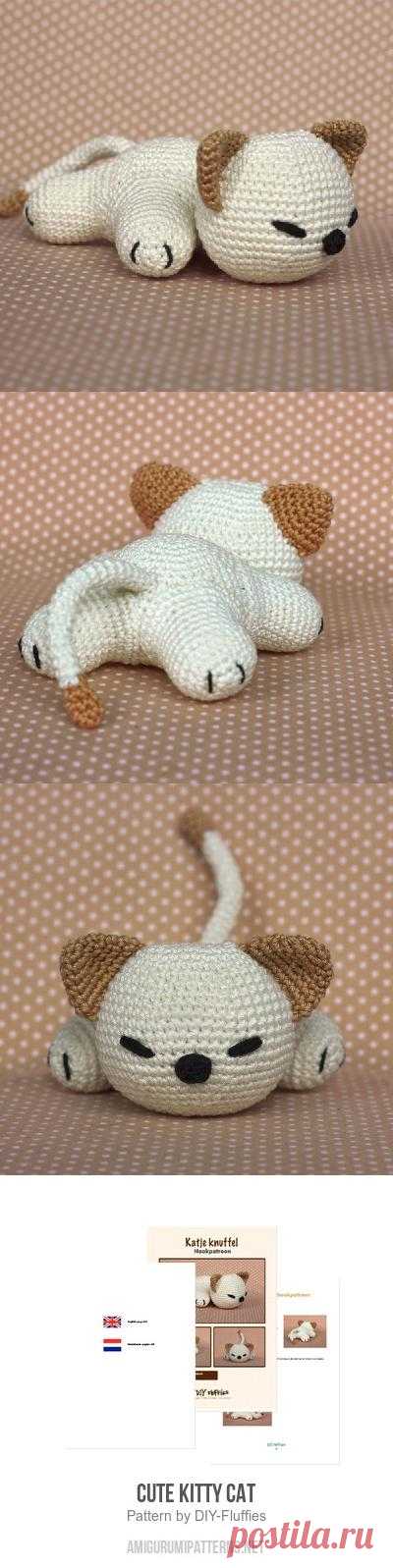 Cute Kitty Cat amigurumi pattern by DIY Fluffies